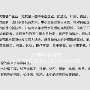 ZPQF型双效溶气气浮装置